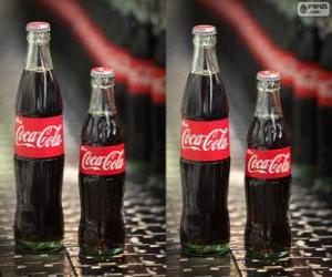yapboz Özgün Coca Cola şişeleri